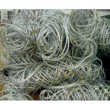 Stainles Steel Wire Rope Mesh Net, Flexible Slope Protection Wire Mesh